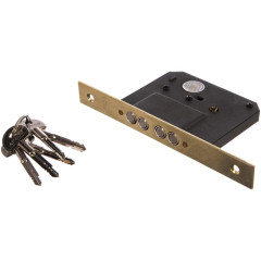 Замок врезной б/руч. APECS 99-K-G (990+) (00410)