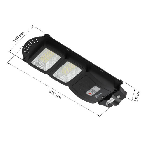 Светильник ул. консол. (LED) 40Вт(700Lm) IP65, 5000К  на солнечной батарее SMD с датчиком движ. ПДУ ЭРА Б0046799