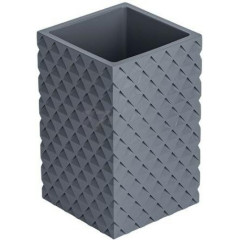 Держатель для зубных щеток (стакан) PERFECTO LINEA Stone Essence, серый