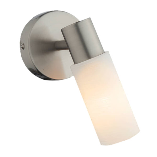 Светильник настенный EUROSVET 20043/1 сатин/никель(3м2)