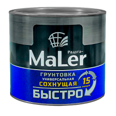 Грунт РАДУГА-МАЛЕР универсальный быстросохнущий коричневый 1,9 кг