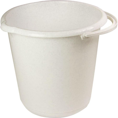 Ведро пл 3 л мрамор со сливом Idea М2428