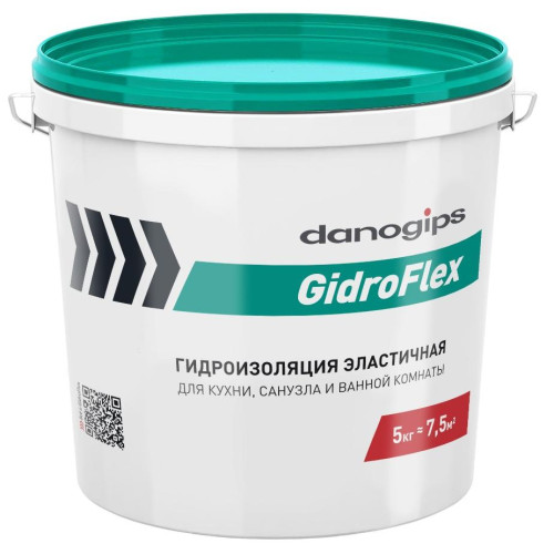 Гидроизоляция Danogips GidroFlex эластичная 5кг