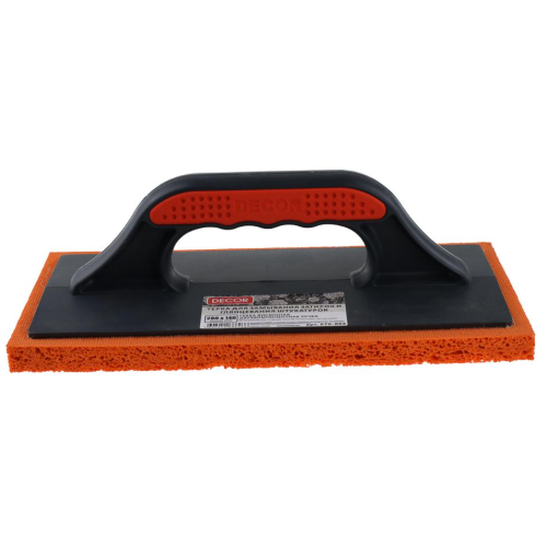 Терка DECOR вискозная оранжевая 280х140мм (670-002)