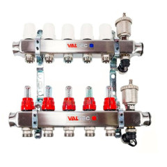 Коллекторная группа в сборе VT нержавеющая, с расходомерами ф 1