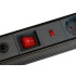 Фильтр сетевой Stekker 4 роз. 16A 3м черный HM22-41-03 Techno 50157