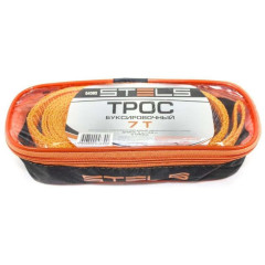 Трос буксировочный STELS 7т, 2 крюка, сумка на молнии (54382)