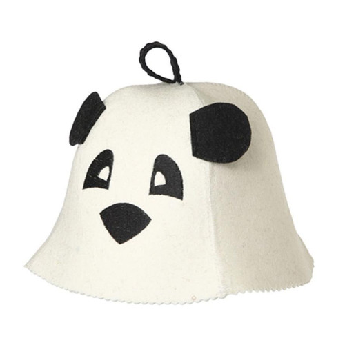 Шапка банная детская, Панда с ушками