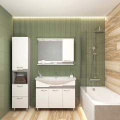 Шкаф с зеркалом EVA GOLD 105 