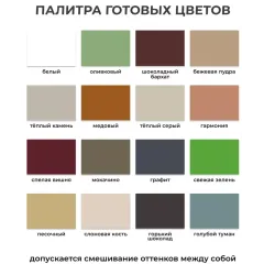 Краска Veres Facade для деревянных фасадов акриловая Оливковый 0,9 л