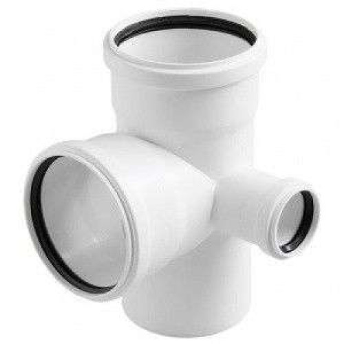 Крестовина кан. БЕЛАЯ РТП 2-плоск ф 110/110/ 50х90° правая