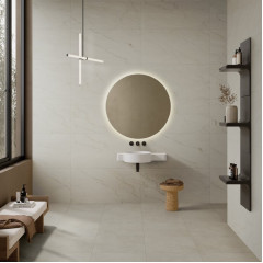 Плитка керамогранит 600*600 VITRA MicroCement Кремовый Матовый R10A  Ректификат 1,8м2/5шт в уп.