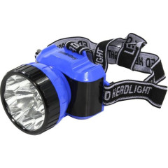 Фонарь налобный SMARTBUY SBF-25-B аккумуляторный 1(1Вт)+8 LED синий (554885)