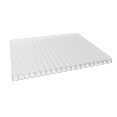 Поликарбонат  сотовый  4мм молочный 12*2,1м (10лет) Продаётся КРАТНО 3м!!!