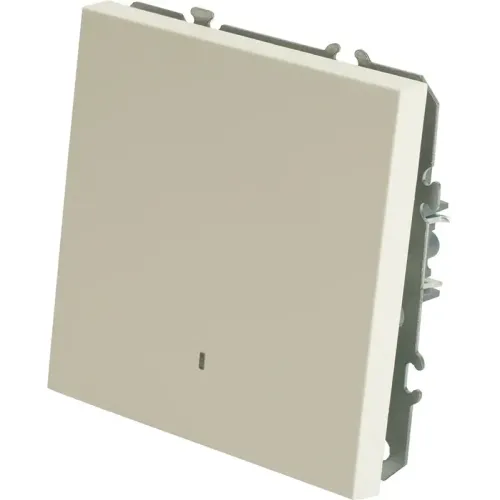 Выключатель 1-кл ЭМИЛИ с подсветкой белый RSW10-5101-01