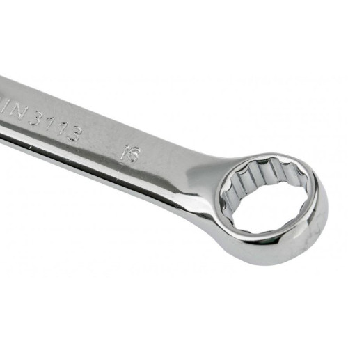 Ключ гаечный комб. MATRIX полированный хром 16мм, CrV (15160)