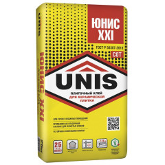 Клей д/плитки UNIS XXI 25кг