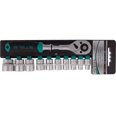 Набор головок STELS 11 пр. 3/8