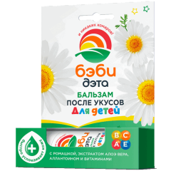 Бальзам-карандаш ДЭТА после укусов комаров, мошек 4 г (890871)