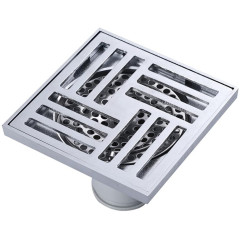 Трап кан. FRAP 100х100 хром G81051