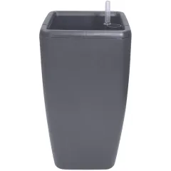 Горшок для цветов MUNCHEN с автополивом, вулкан серый 20л (231981)