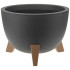 Кашпо IDEA Флориан графит 35х25.5см 12л (М 3187)