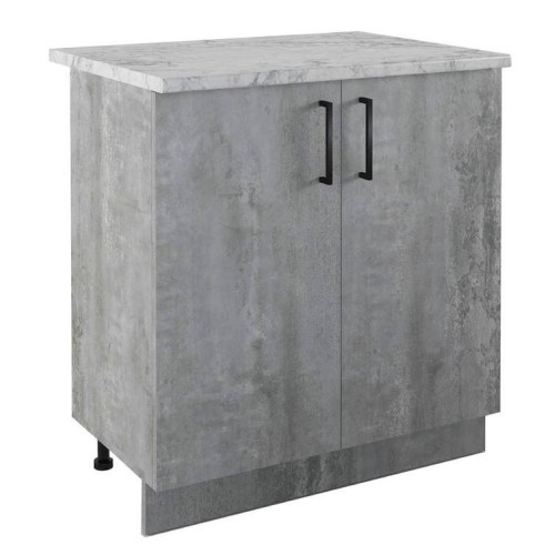 Стол рабочий EVA GOLD 80 светлый цемент