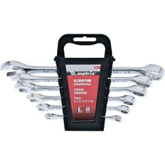 Набор ключей комб. MATRIX (15414) 6шт, 6-17мм, подвес