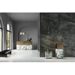 Плитка керамогранит 1200*600 VITRA CityMarble Калакатта Блэк 7ЛПР R9 (за 1 м2)