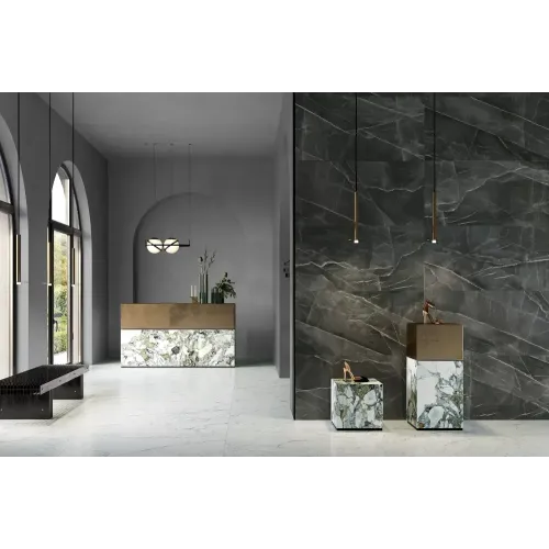 Плитка керамогранит 1200*600 VITRA CityMarble Калакатта Блэк 7ЛПР R9 (за 1 м2)