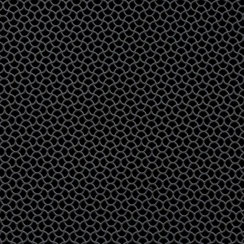 Коврик придверный 580*730мм Eva капелька черный (435322)