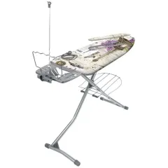 Гладильная доска NIKA GRAND (европодст. д/утюга, рукав, улд. 2,2м, розетка, полка) 1220х420мм (185968)