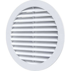 Решетка наклонная круглая с фланцем 10РК