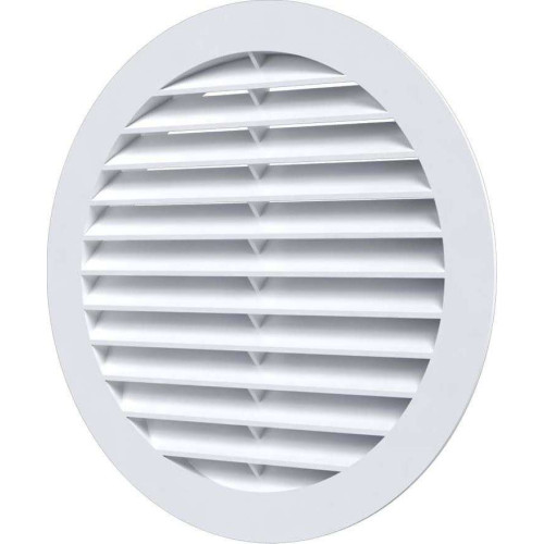 Решетка наклонная круглая с фланцем 10РК