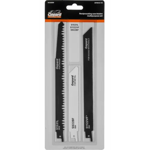 Пилка д/саб. пилы GEPARD универсальные 3 шт (GP0643-02)
