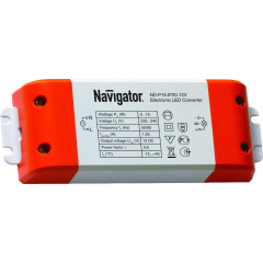 Источник пост.напряж.(драйвер) IP20 АС 220В/DC 12В 15 Вт /защ. от перегрева/ 123х44х19 Navigator (250559)