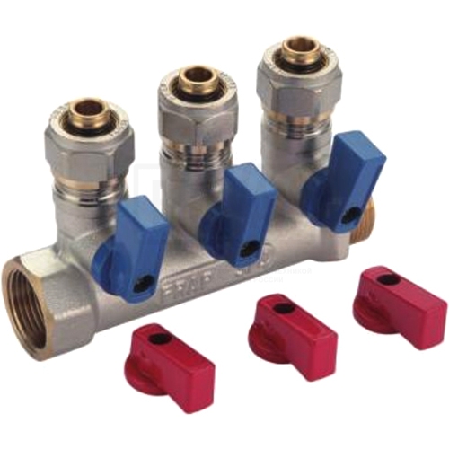 Коллектор с цангами FRAP FR301-3*3/4М F401.3