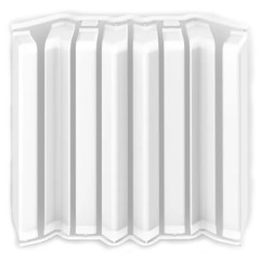 Накладка 80мм ИдеалДюра(ИД-ПП80-Н8-Ф2 001 Бел)