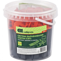 СВП СИБРТЕХ клин+зажим по 50шт (88070)