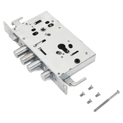 Замок врезной б/руч. Аллюр ЗВ1-08А-С  б/цил. (7390)