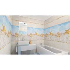 Панель ПВХ Unique 2,7*0,25*8 Песчаный пляж (лазерная печать) (12)