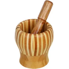 Ступка с пестиком VETTA 10,5x10 см, бамбук (884-487)