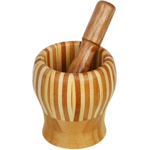 Ступка с пестиком VETTA 10,5x10 см, бамбук (884-487)