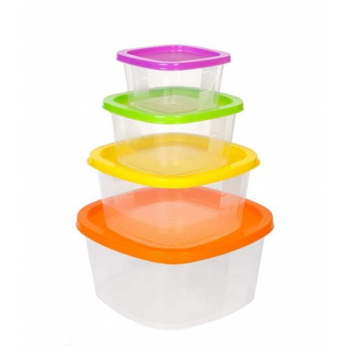 Набор контейнеров BioFresh Spark Plast для продуктов 4 шт (IS10507)