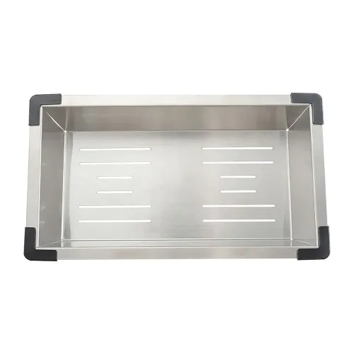 Мойка нерж. врезная GAPPO 83х50х21,5 см тол. 3 мм, сатин (сифон, коландер) GS8350