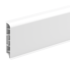 Плинтус округлый 80мм 2,2м ИдеалДюра (ИД-ПО80 Бел)
