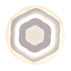 Светильник настенный EUROSVET 90117/2 белый (16W 4200K)