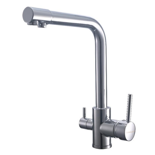 Смеситель для кухни EVA GOLD FK041C хром, латунь, с каналом для фильтрованной воды