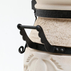 Тандыр Сармат СамОбжар с откидной крышкой (подставка, кочерга, совок,колосник, приспособление для подвешивания шампуров)