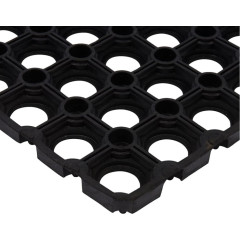 Коврик придверный 800*1200мм Ячеистый черный(16мм)